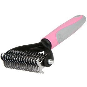 Professional Pet Tool Grooming Brush For Pet Dog Cat Deshedding Tool (Type: Pet Grooming Tool, Color: Pink)