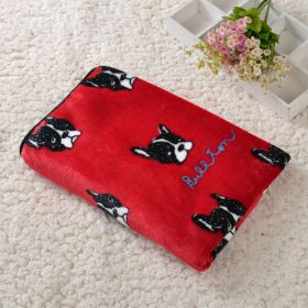 For Common Dogs Blanket Non-slip Seat Cushion (Option: Red Jarre Aero Bull-60x80cm)